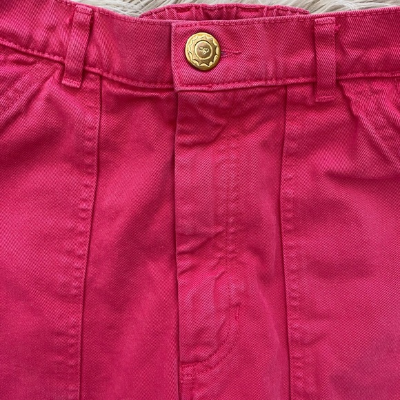 Big Bud Press Work Pants Hot Pink Cotton Twill Straight Leg High Waisted Utility - Picture 13 of 13